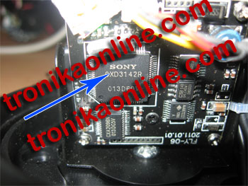 IC/chipset SONY CCD pada Dome 36S